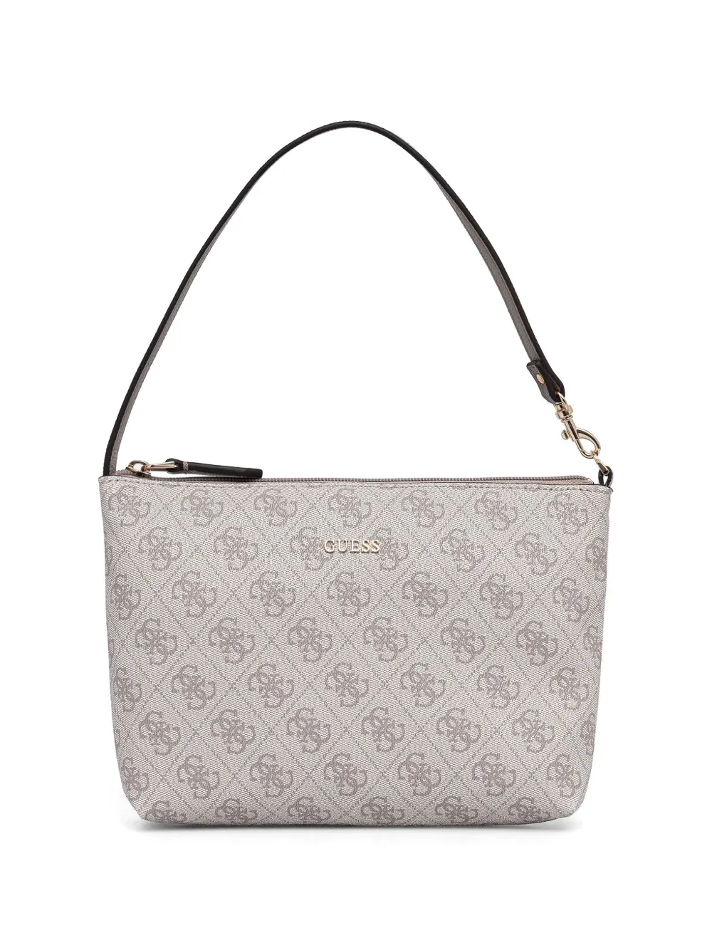 GUESS USA Victtoria shopper met monogramprint en logoplakkaat Grijs