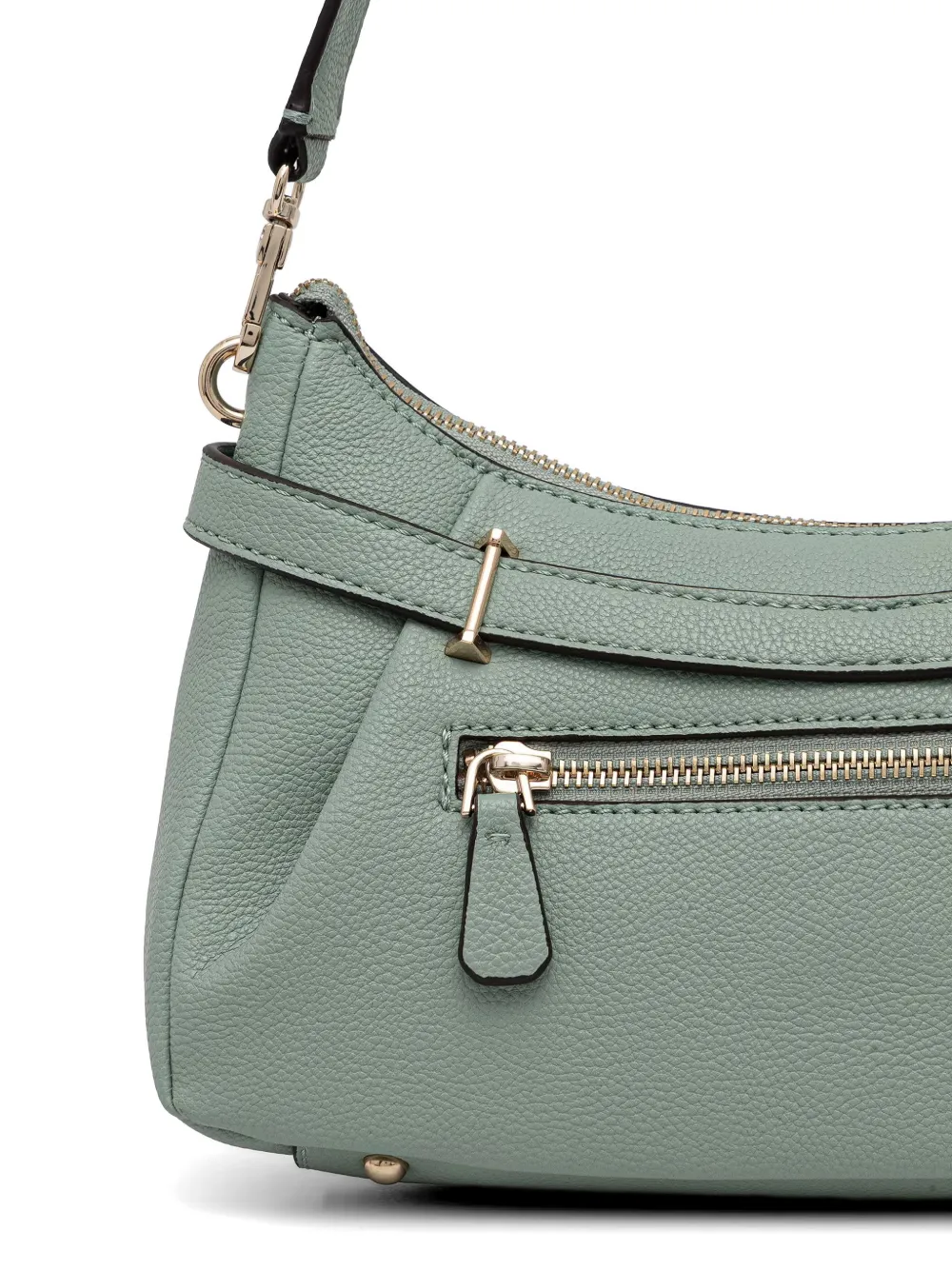 GUESS USA Yesba schoudertas met gespdetail Groen