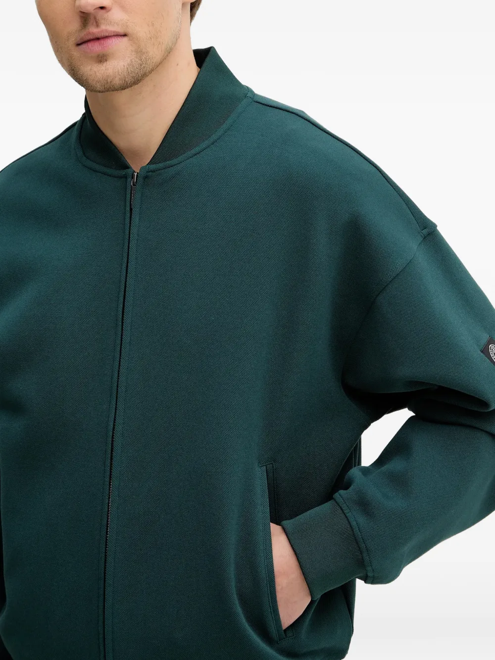 GUESS USA Bomberjack met rits Groen