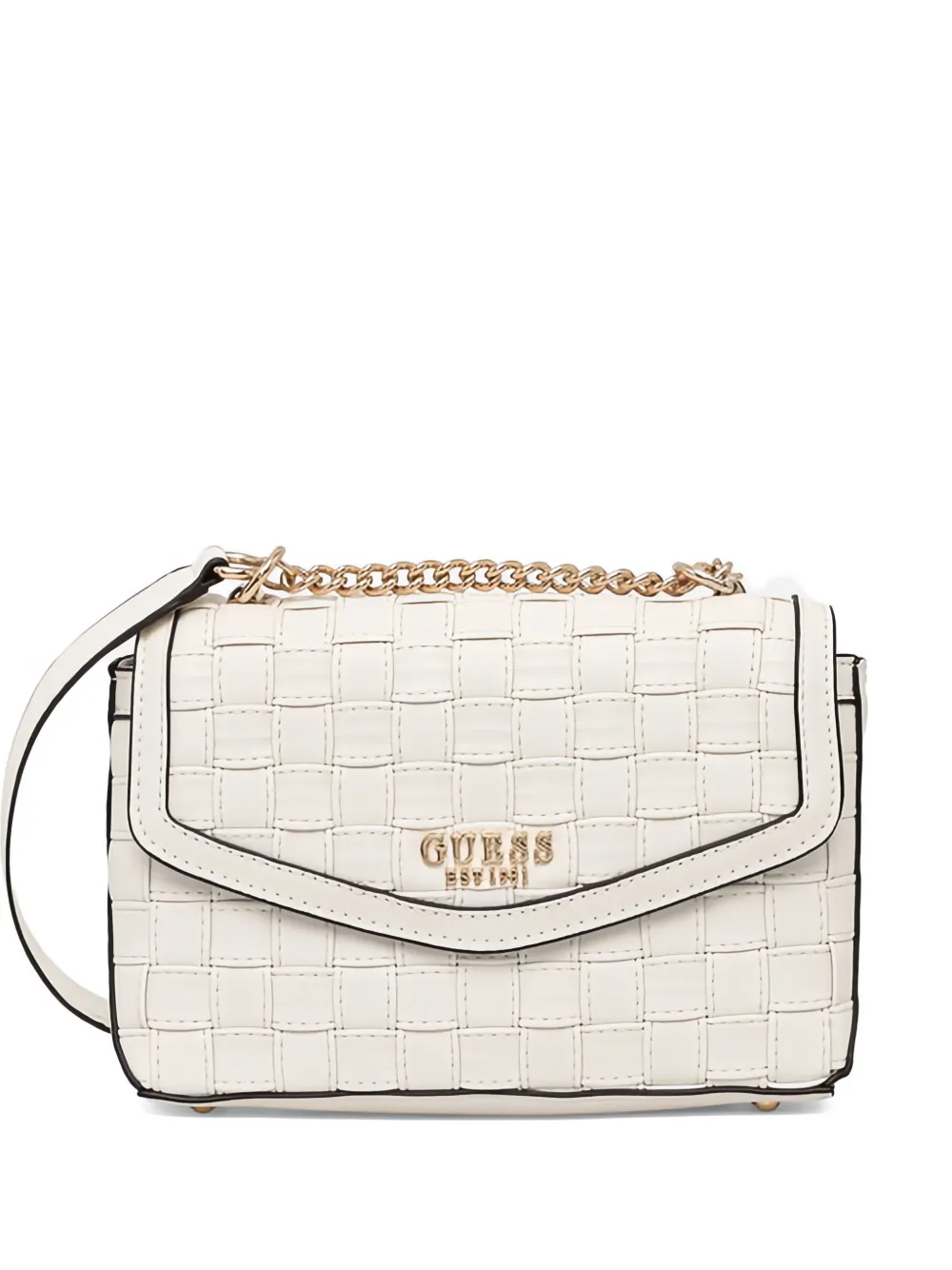 GUESS USA woven chain satchel - Toni neutri