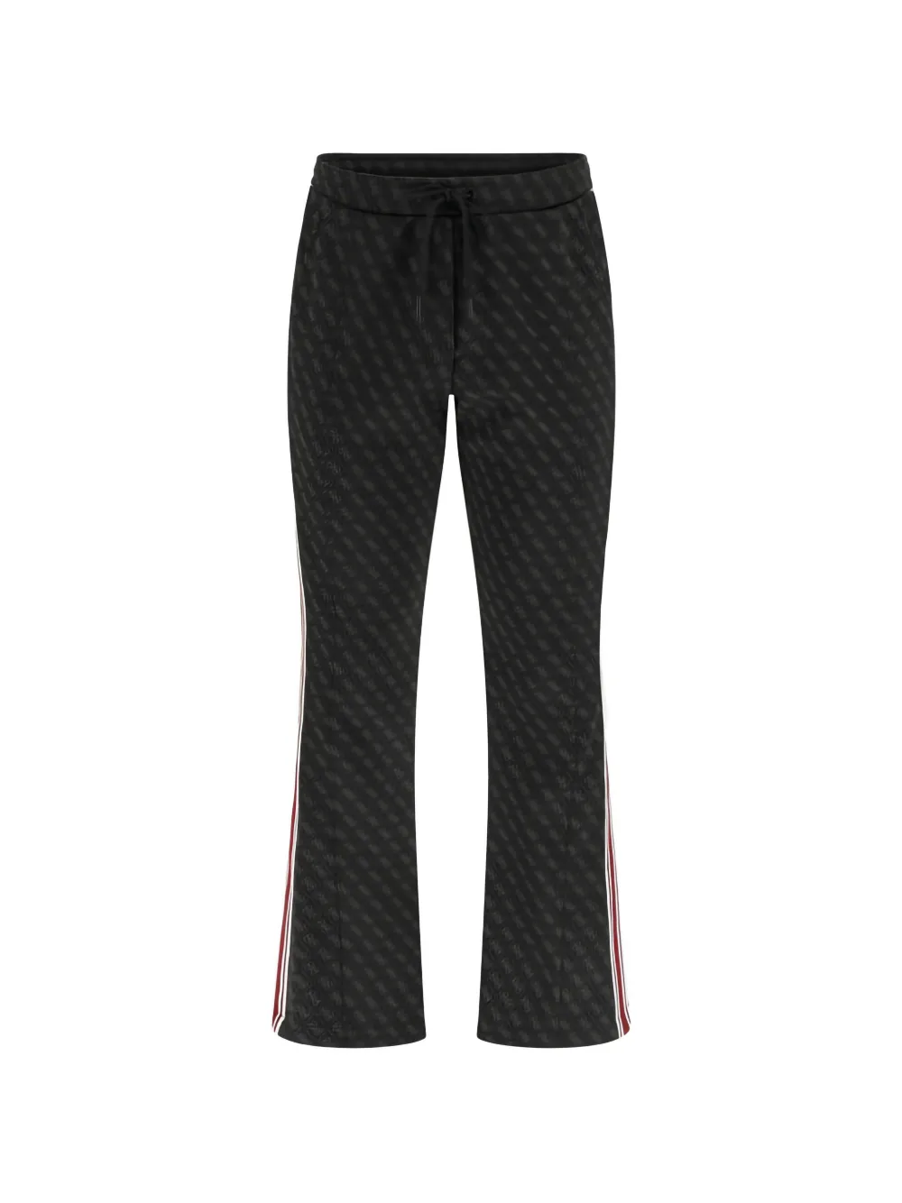 GUESS USA allover pattern striped trousers - Schwarz