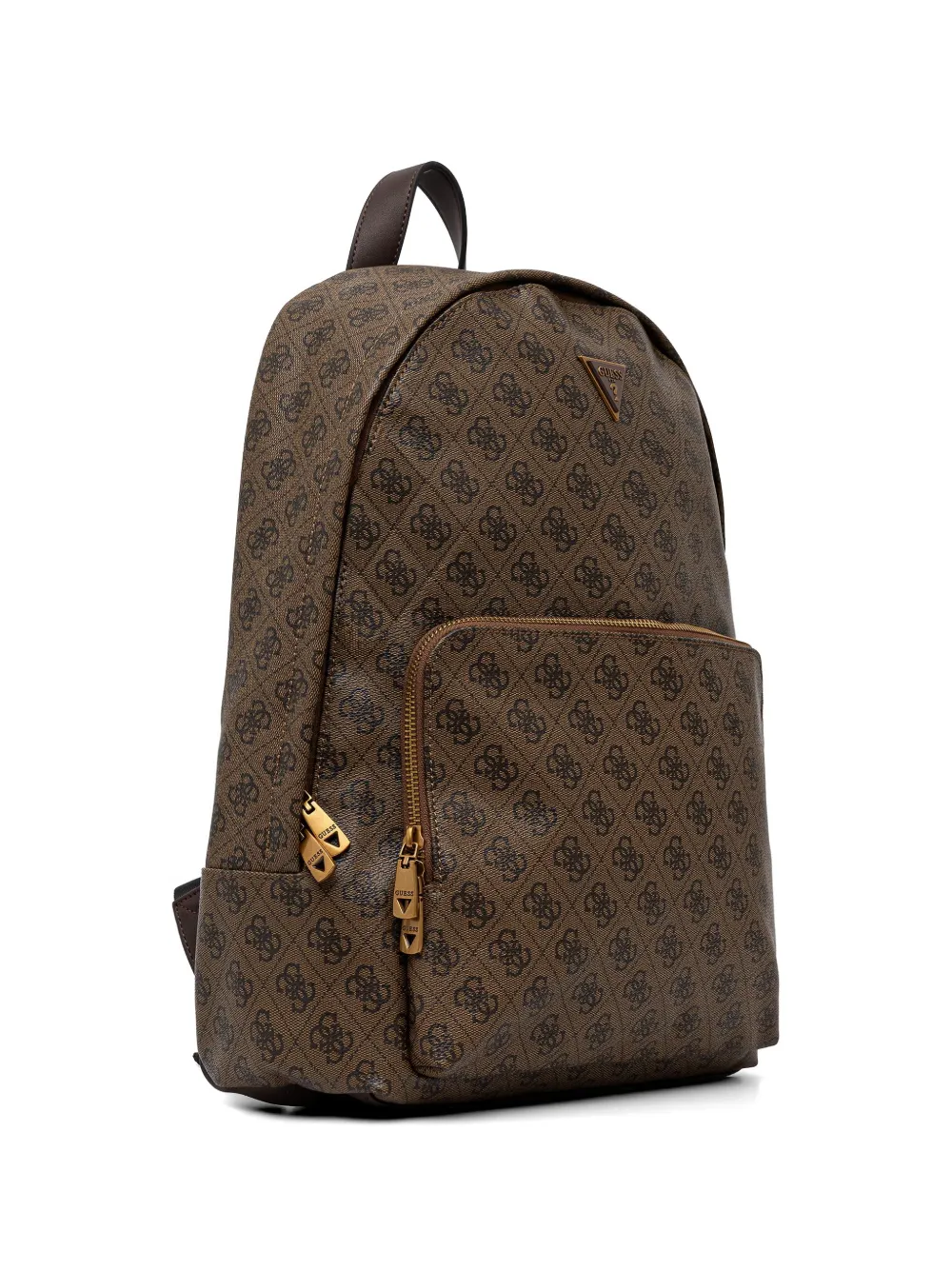 GUESS USA Milano 4G rugzak met monogram-print en logo-plakkaat Bruin