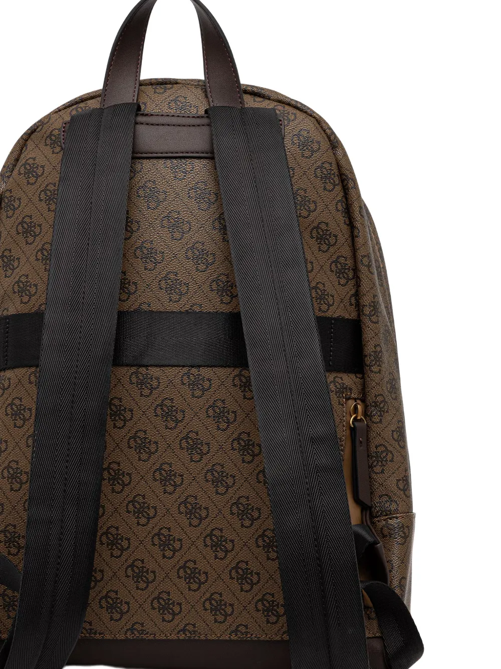 GUESS USA Milano 4G rugzak met monogram-print en logo-plakkaat Bruin