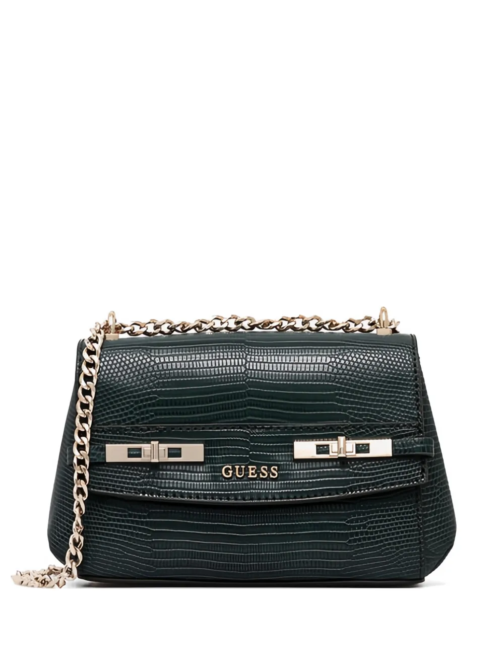GUESS USA Melinda chain shoulder strap - Verde