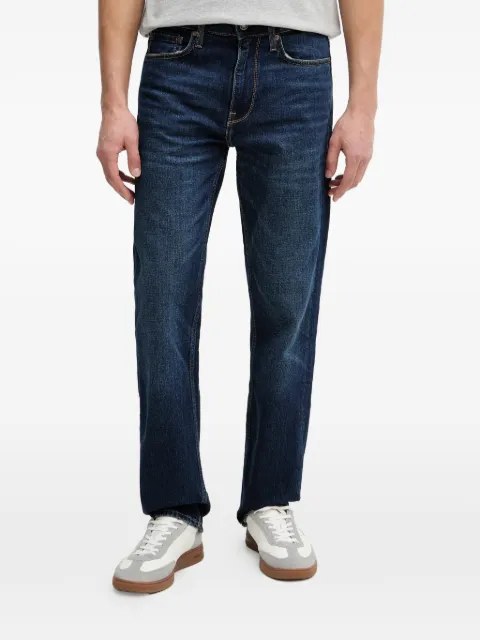 GUESS USA logo-patch jeans