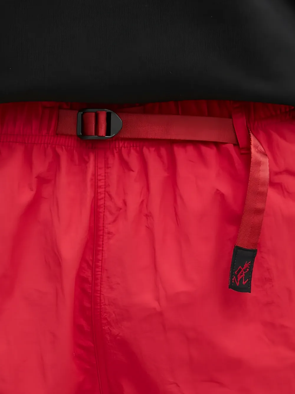 Gramicci Shorts met gespdetail Rood