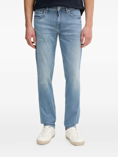 GUESS USA logo patch denim jeans