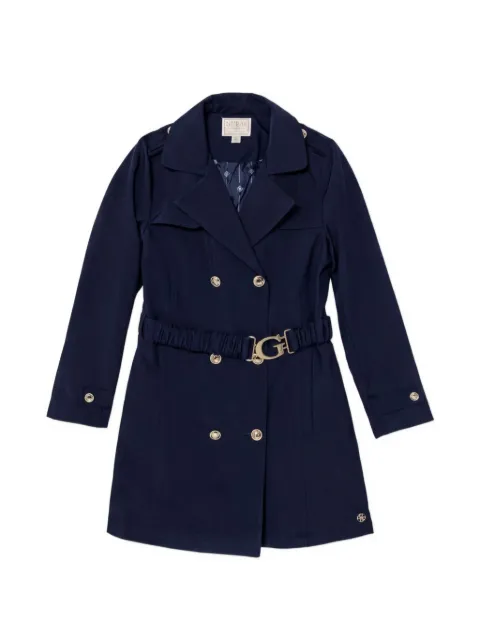 guess kids belted trench coat