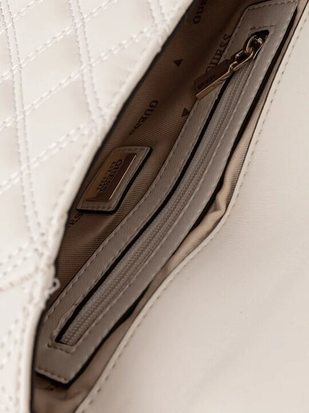 GUESS USA Giully schoudertas Beige