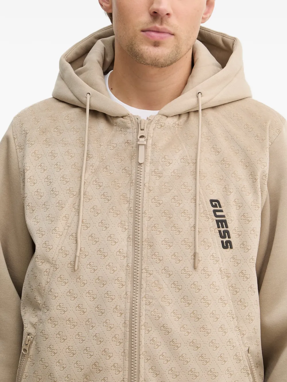 GUESS USA Elki hoodie Beige