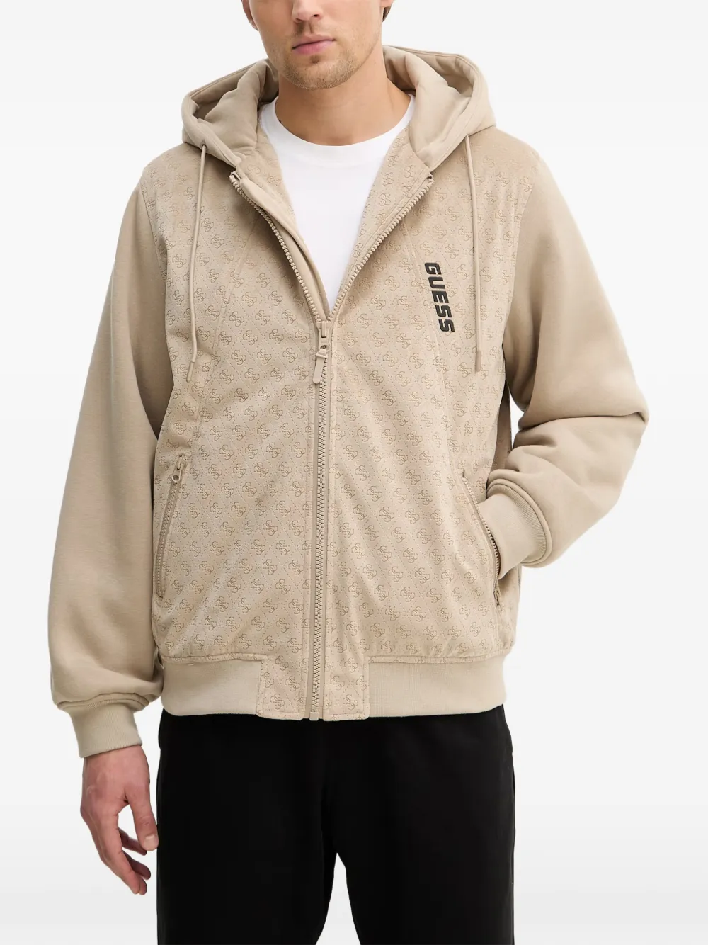 GUESS USA Elki hoodie - Neutrals