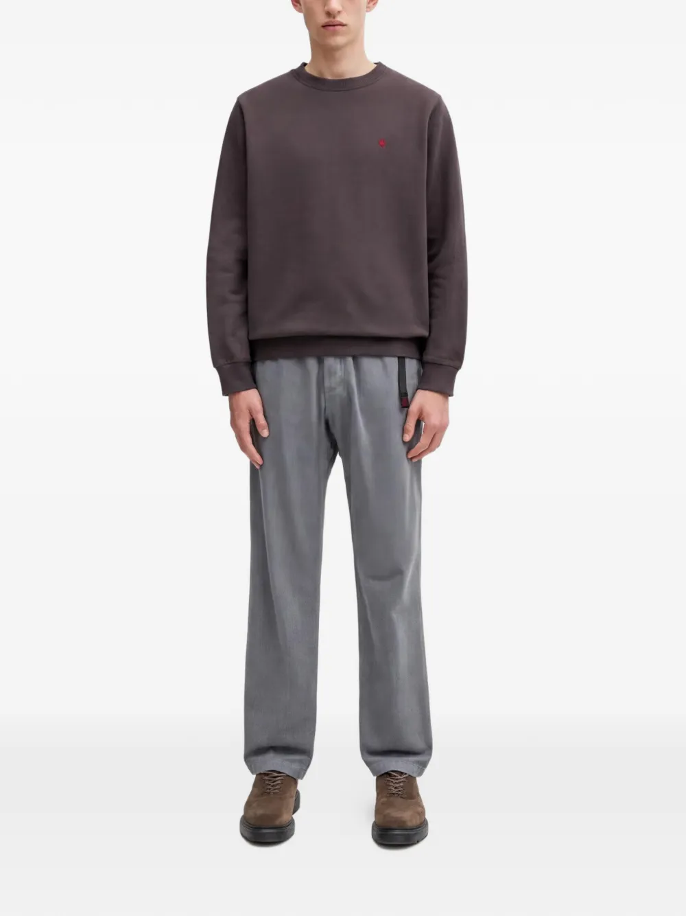 Gramicci One Point crew-neck sweatshirt Bruin