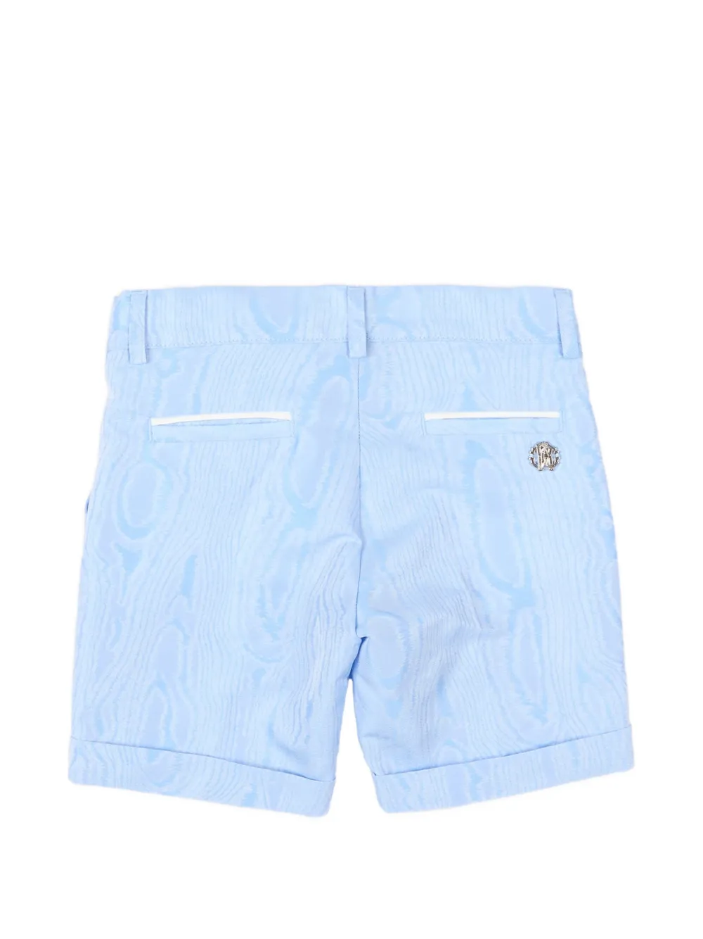  Roberto Cavalli Junior Textured Shorts - Blue 