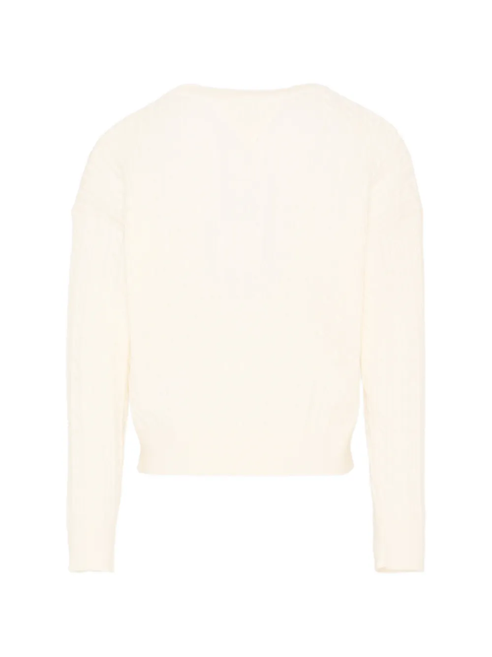  Tommy Hilfiger Junior Cable Knit Jumper - Neutrals 
