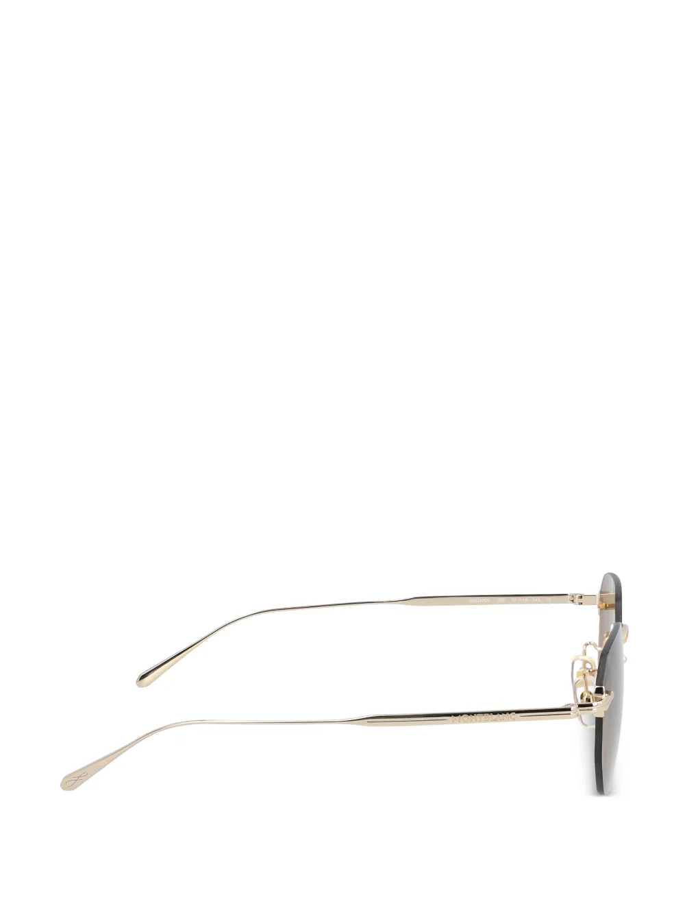  Montblanc Round-shape Sunglasses - Gold 