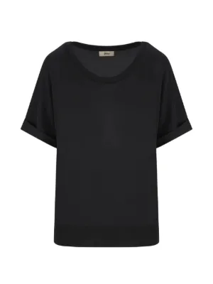 Pleats Please Issey Miyake プリーツエフェクト Tシャツ | ブラック