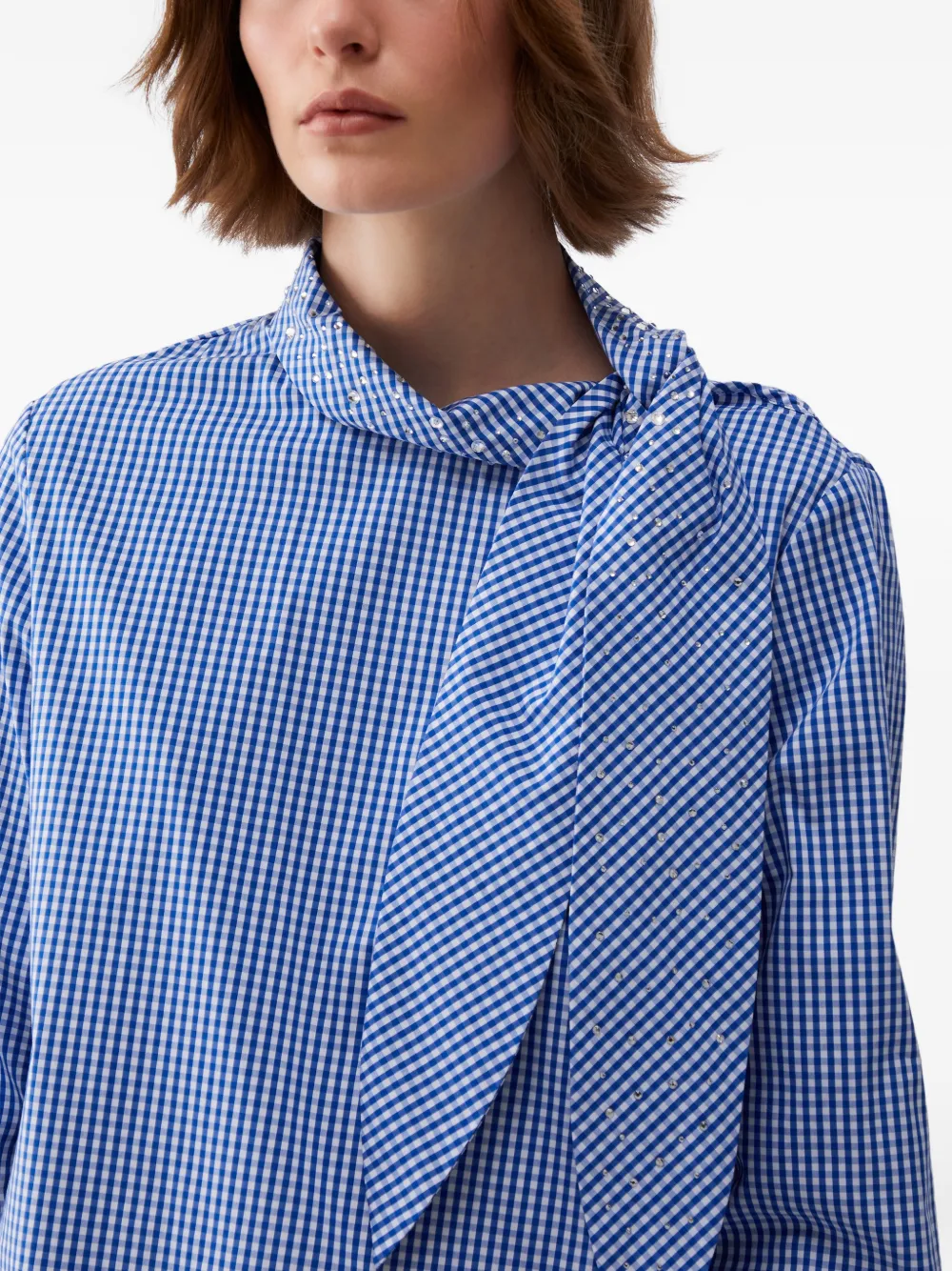 LIU JO Blouse met strik Blauw