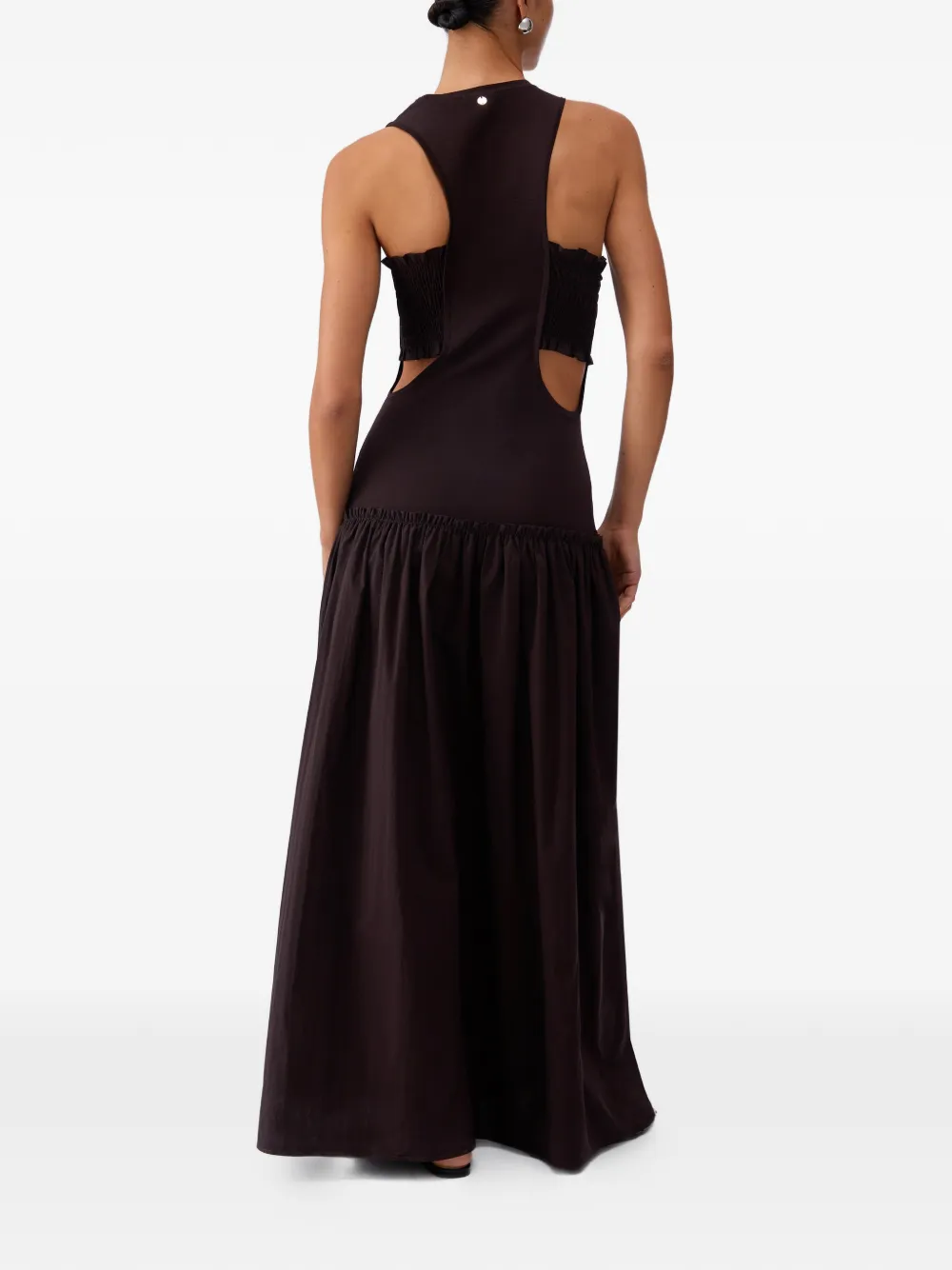 LIU JO Maxi-jurk met uitgesneden details Bruin