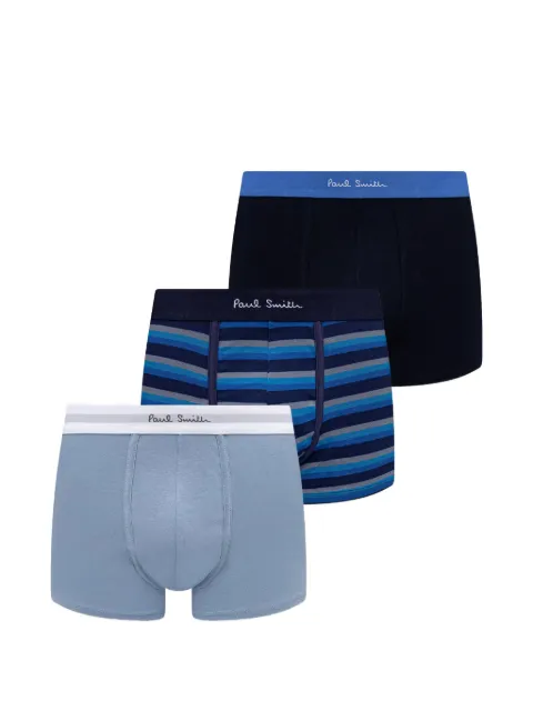 Paul Smith logo-waistband striped boxers (set of three)
