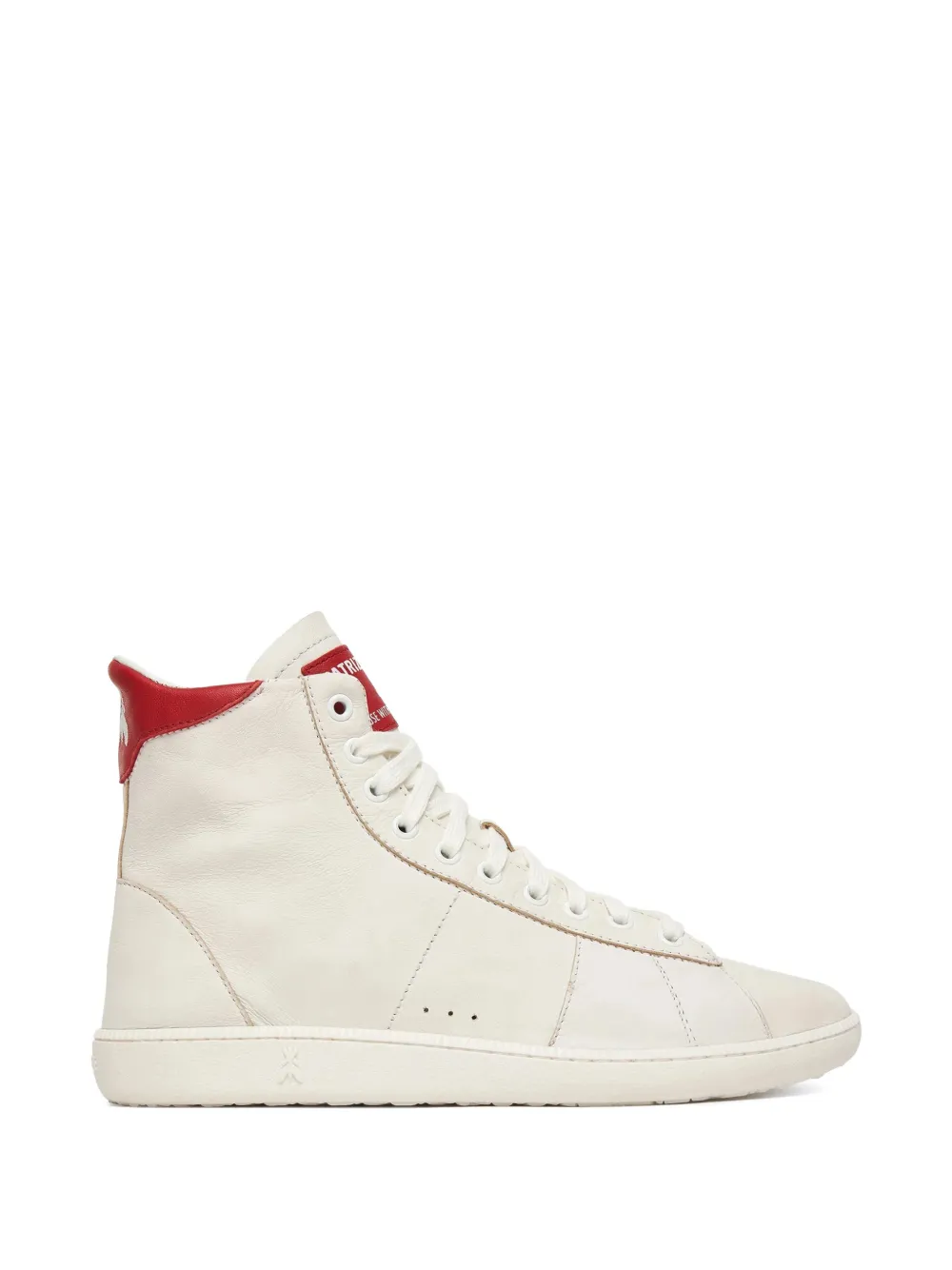 Patrizia Pepe high-top leather sneakers - Bianco