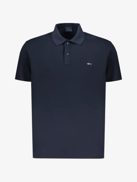 Paul & Shark logo-embroidered short-sleeve polo shirt