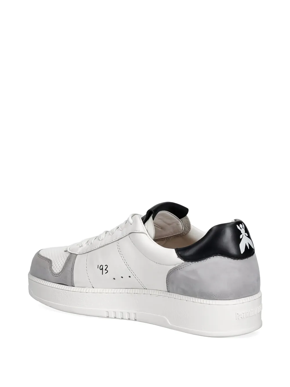 Patrizia Pepe perforated panel sneakers Wit