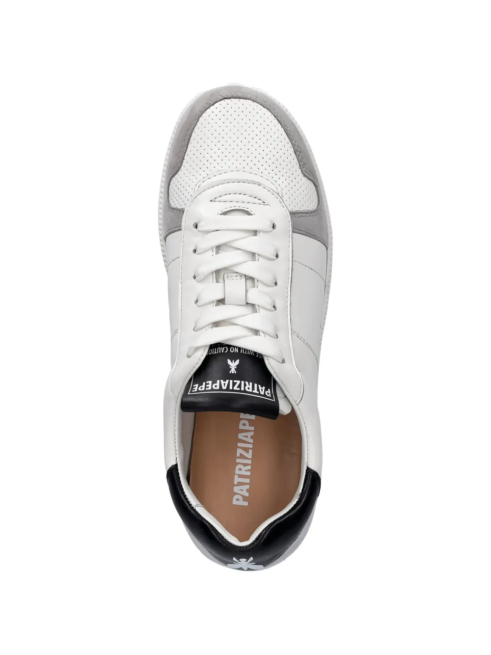 Patrizia Pepe perforated panel sneakers Wit