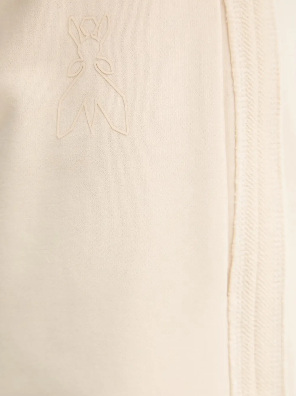 Patrizia Pepe Trainingsbroek met logo-reliëf Beige