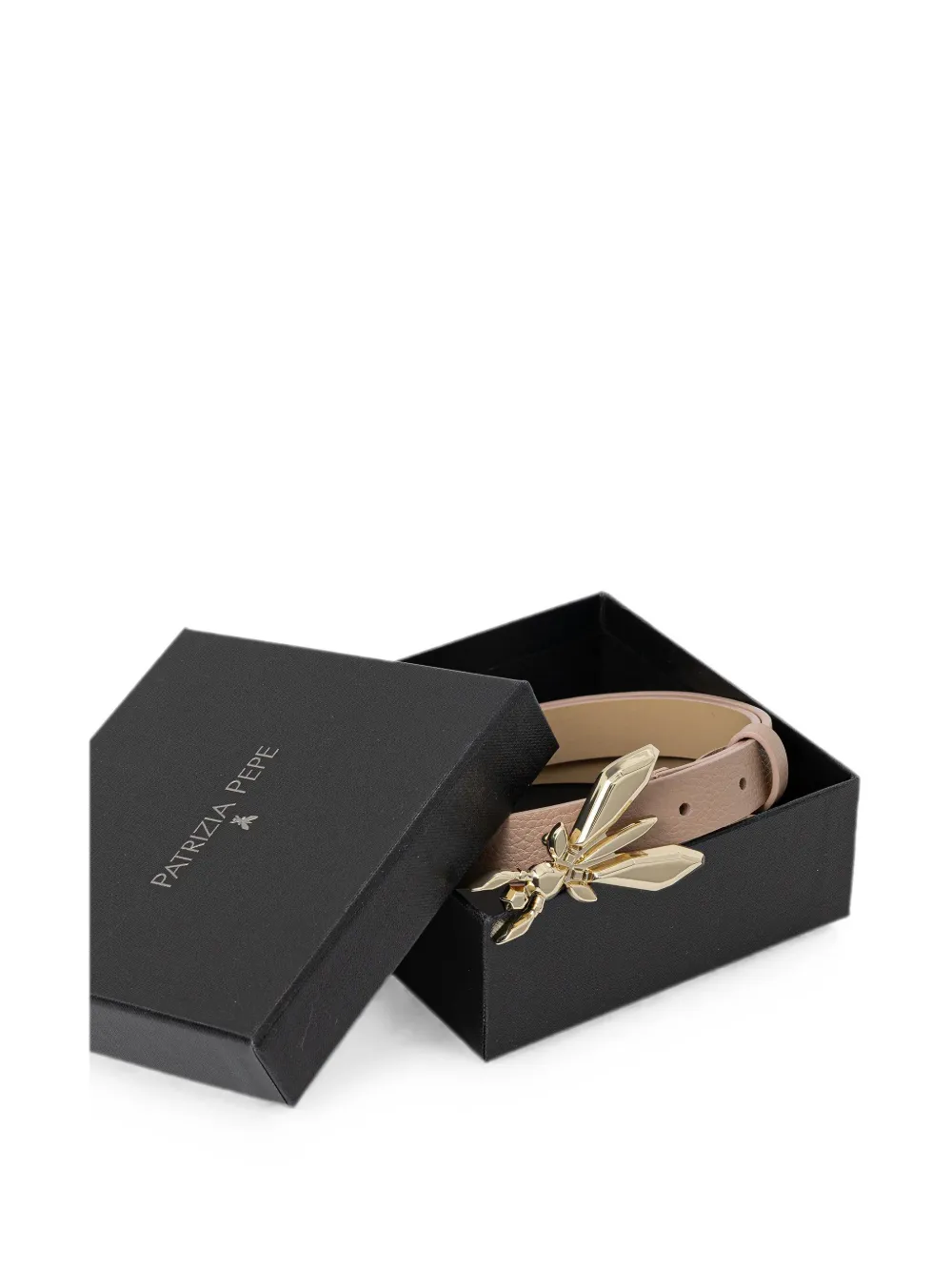 Patrizia Pepe Riem met gesp Beige