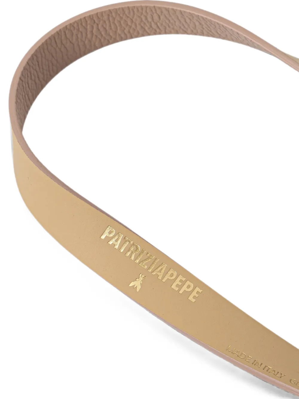 Patrizia Pepe Riem met gesp Beige