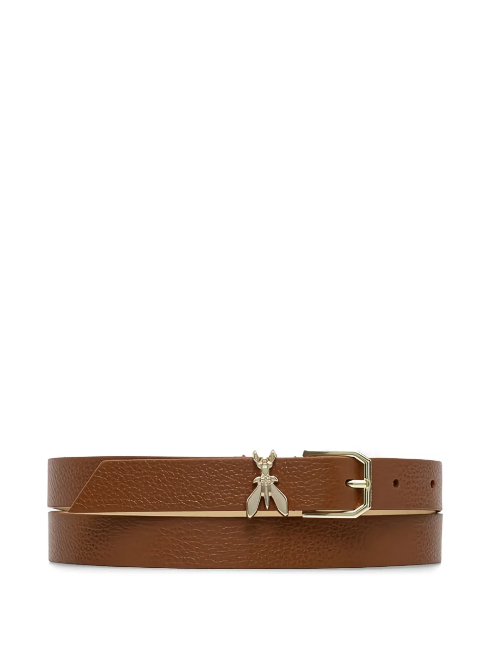 Patrizia Pepe fly-detail buckle belt - Marrone