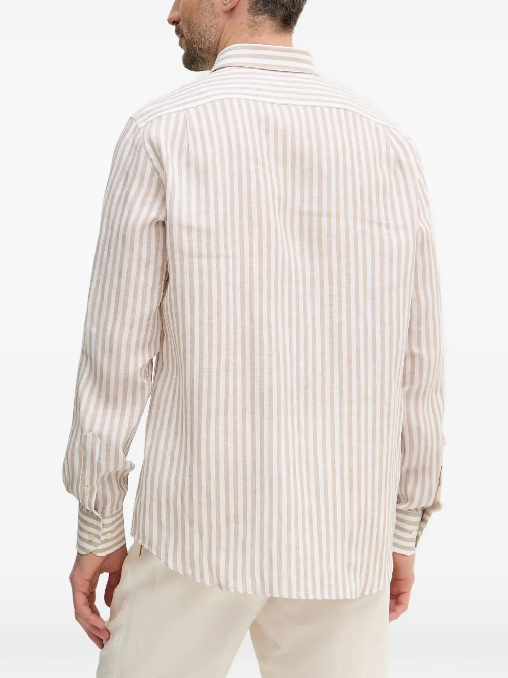 Paul & Shark Linnen overhemd Beige