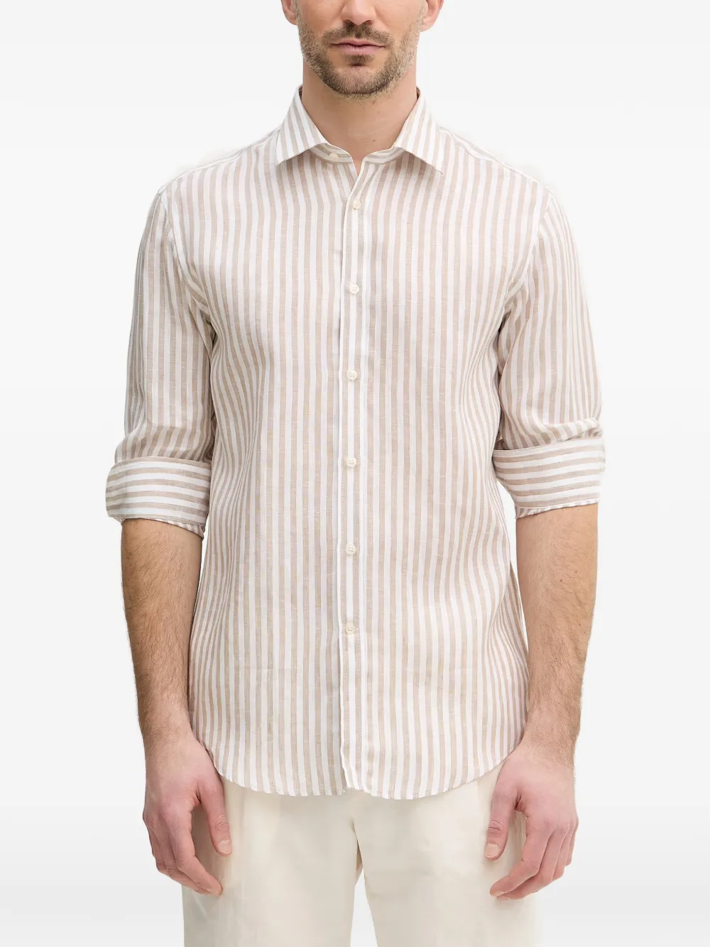 Paul & Shark linen shirt - Toni neutri