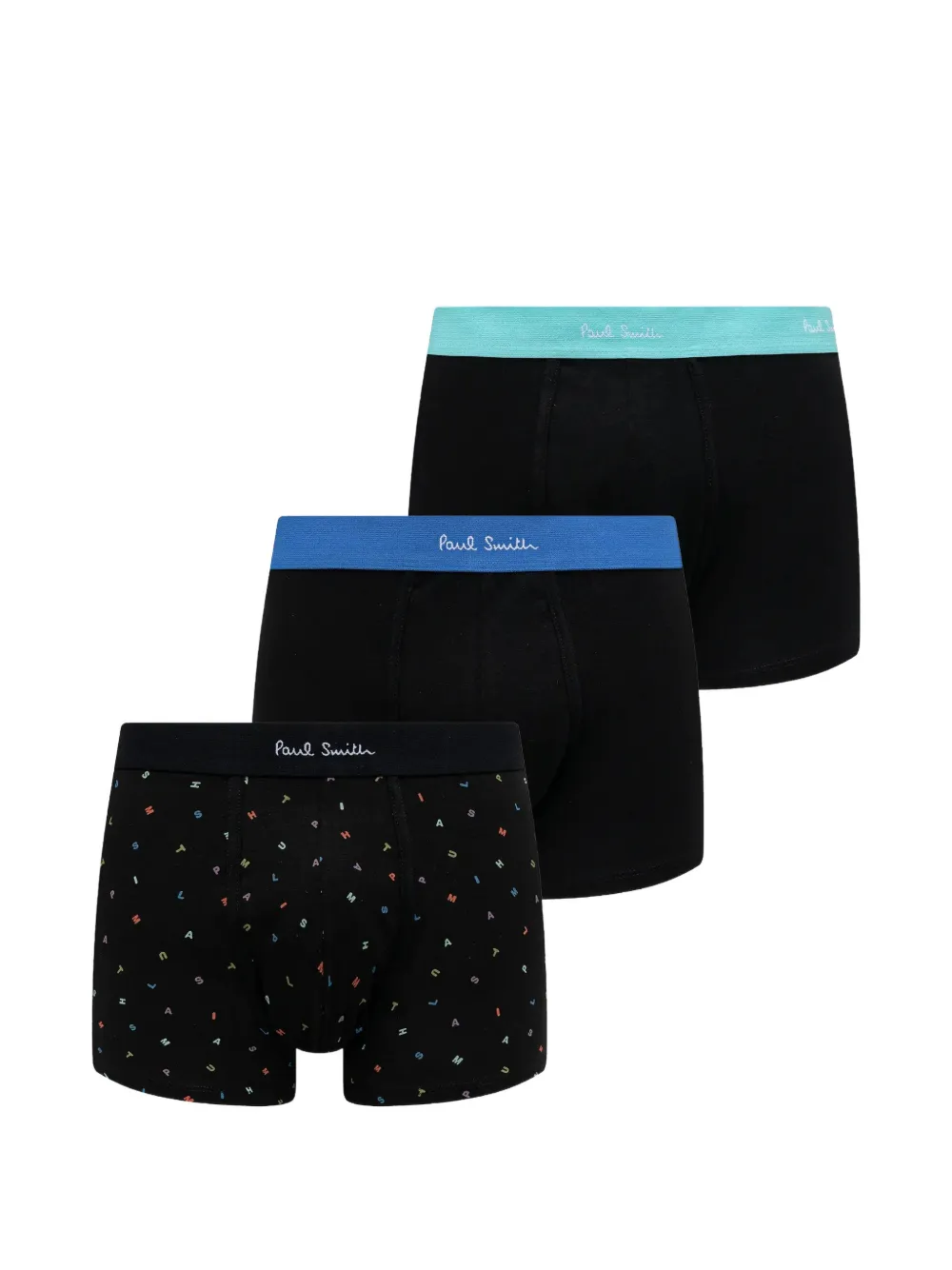 Paul Smith Black Mixed Boxer Briefs Three-pack