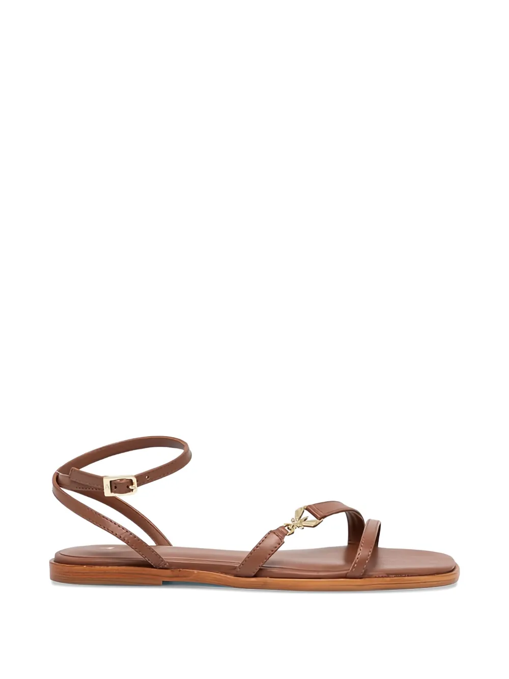 Patrizia Pepe strap charm sandals Bruin
