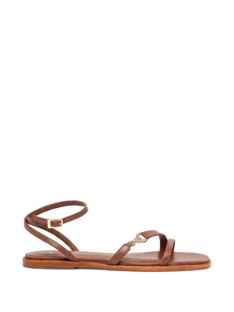 Patrizia Pepe Essential Fly buckled flat sandals