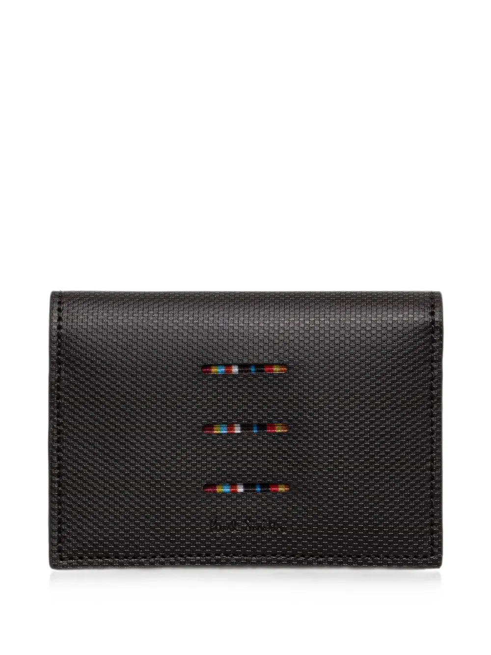 Paul Smith Portacarte a righe - Marrone
