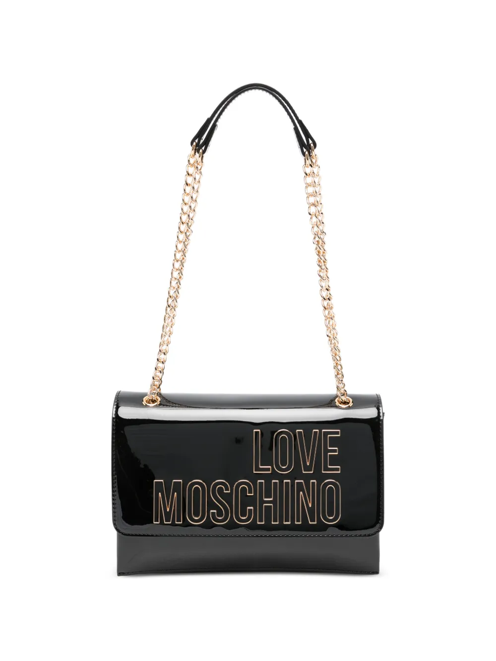 Love Moschino chain shoulder bag - Nero