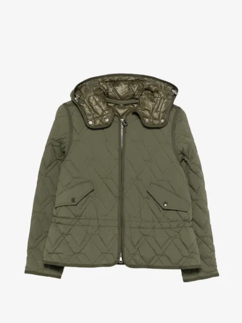 Moncler veste matelassée Lilas à capuche