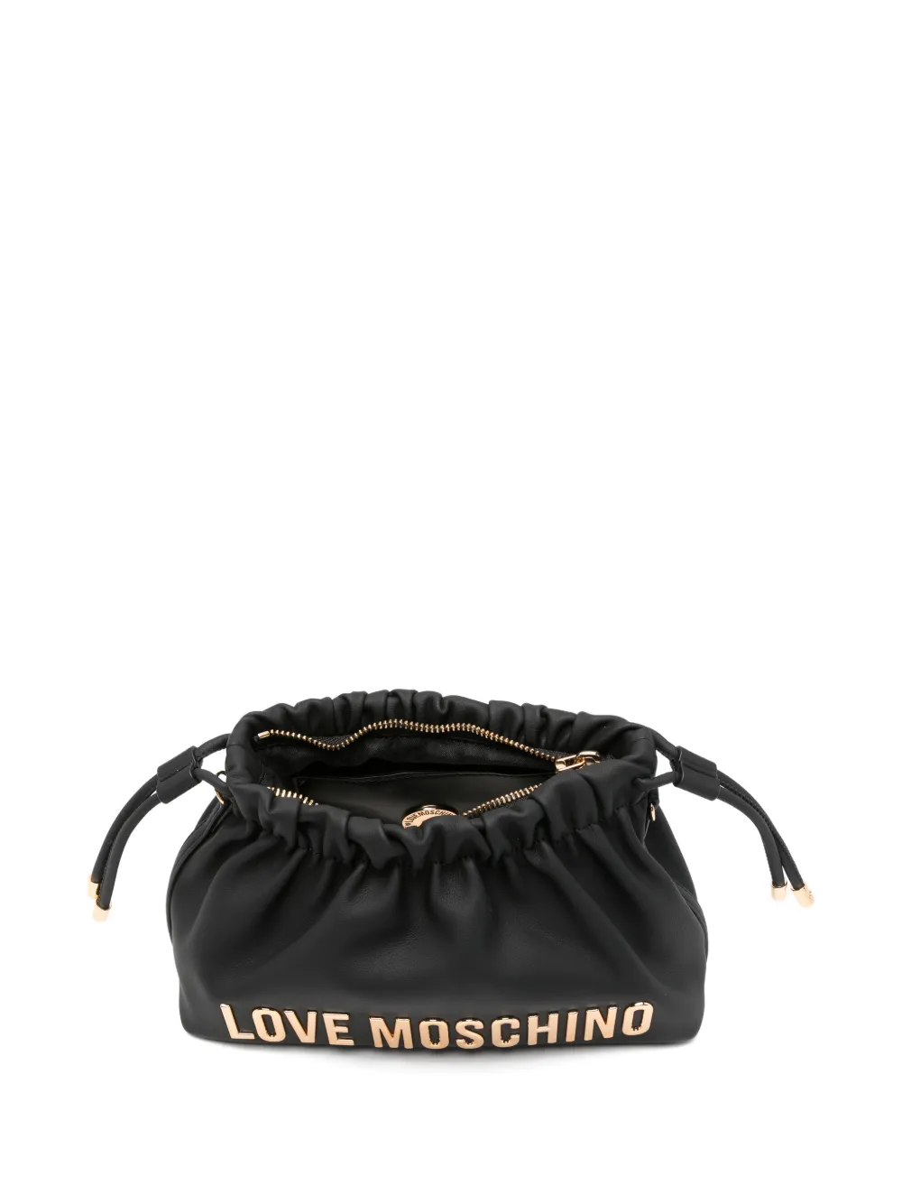 Love Moschino Clutch met trekkoord Zwart