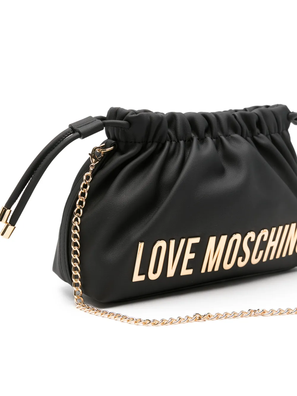  Love Moschino Drawstring Clutch Bag - Black 
