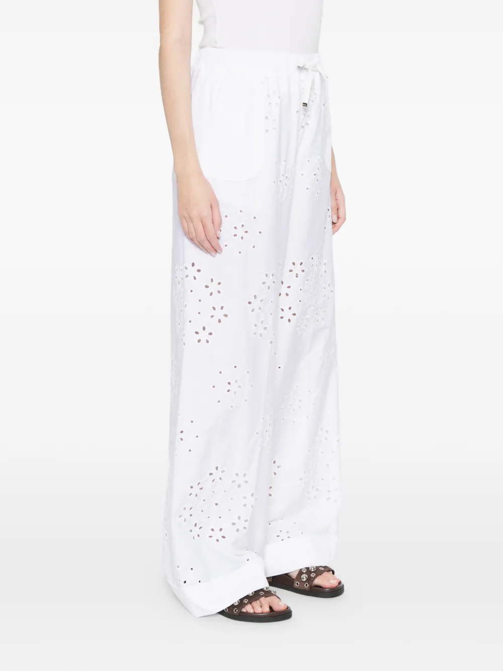  Herno Drawstring-fastening Trousers - White 