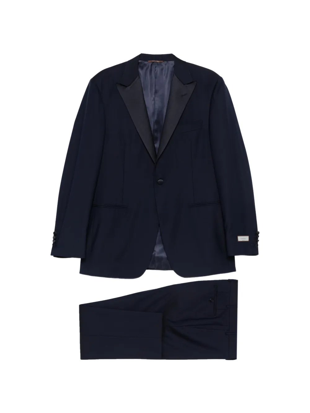 Canali peak-lapel suit - Blu