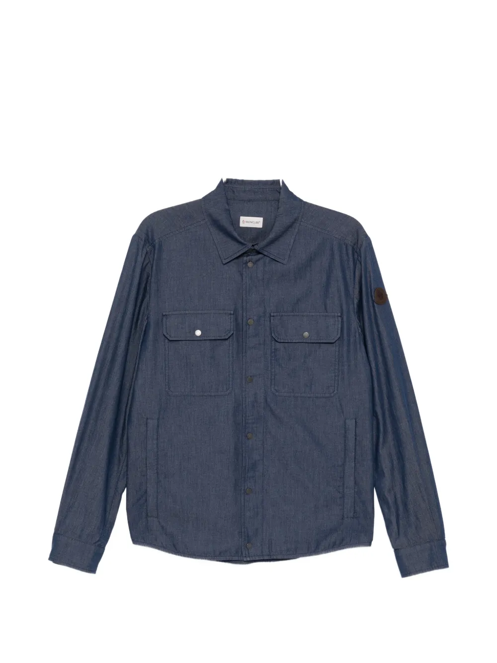 Moncler Denim Shirt Jacket - Blu