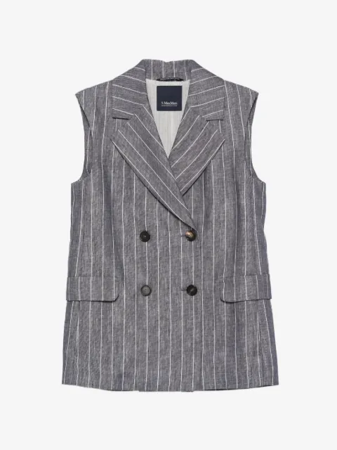 'S Max Mara Smmballo pinstripe-pattern double-breasted suit