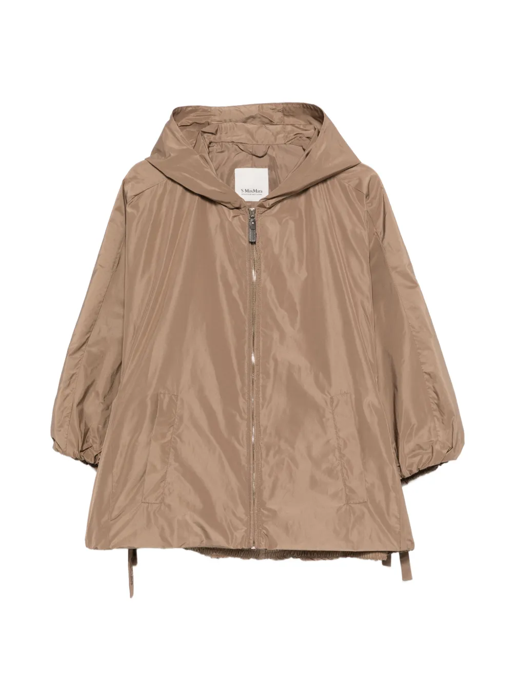 'S Max Mara drawstrings-hem coat - Toni neutri