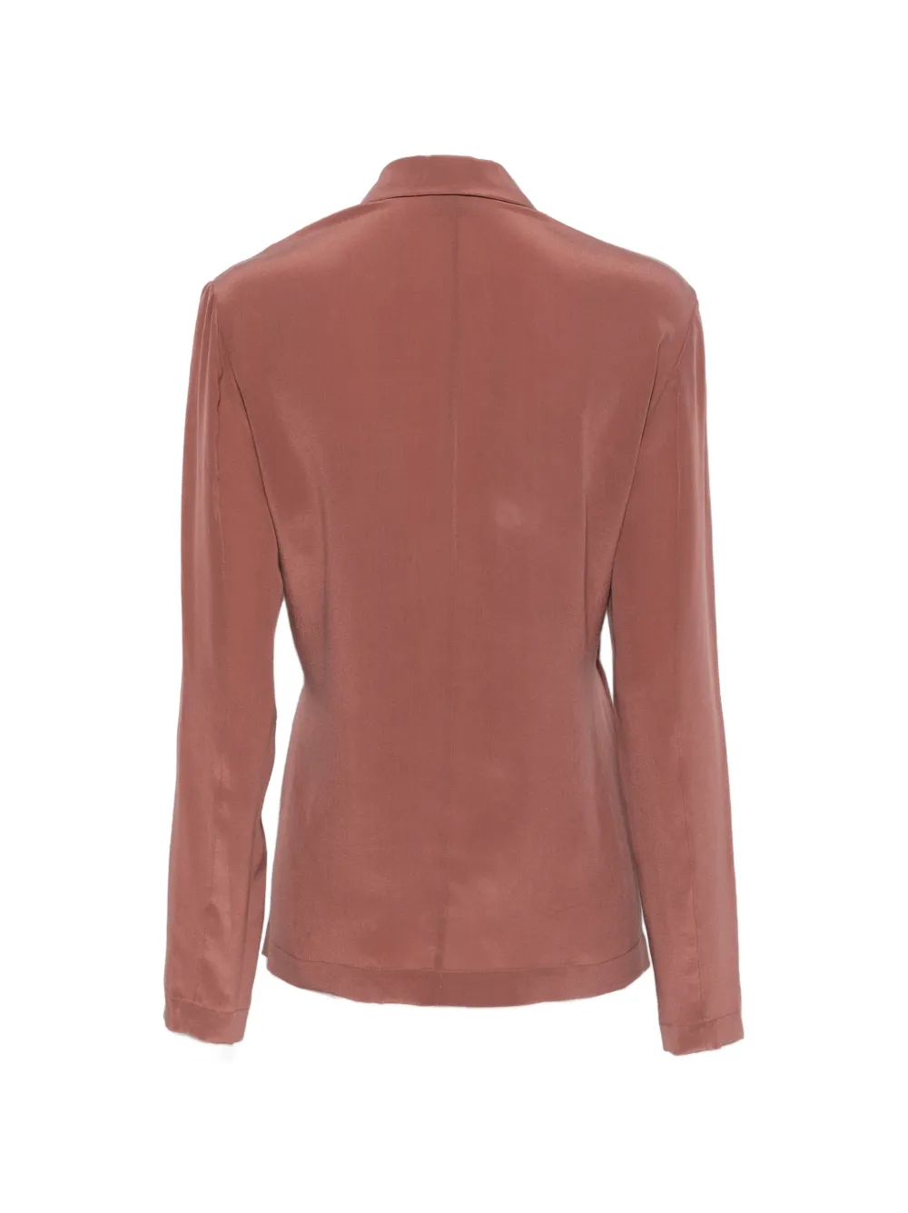  Alysi Asymmetric Blazer - Brown 