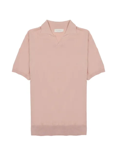 LUIGI GENTILE fine-knit short-sleeve T-shirt