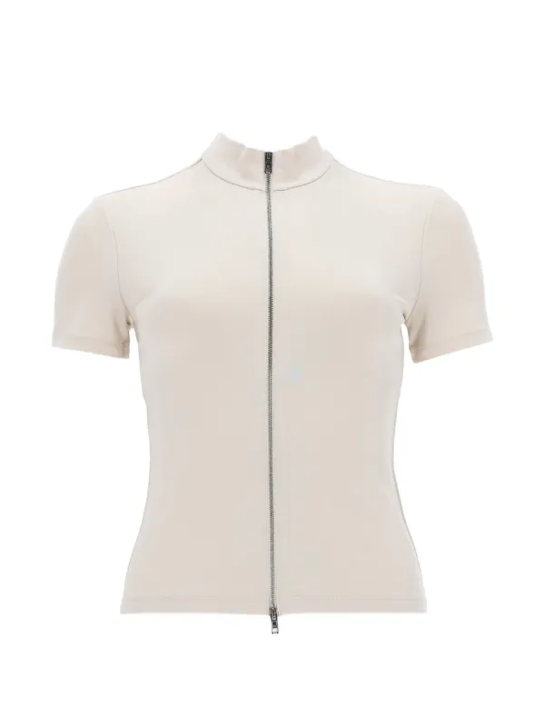 Alexander Wang Zipped Top in Neutrals