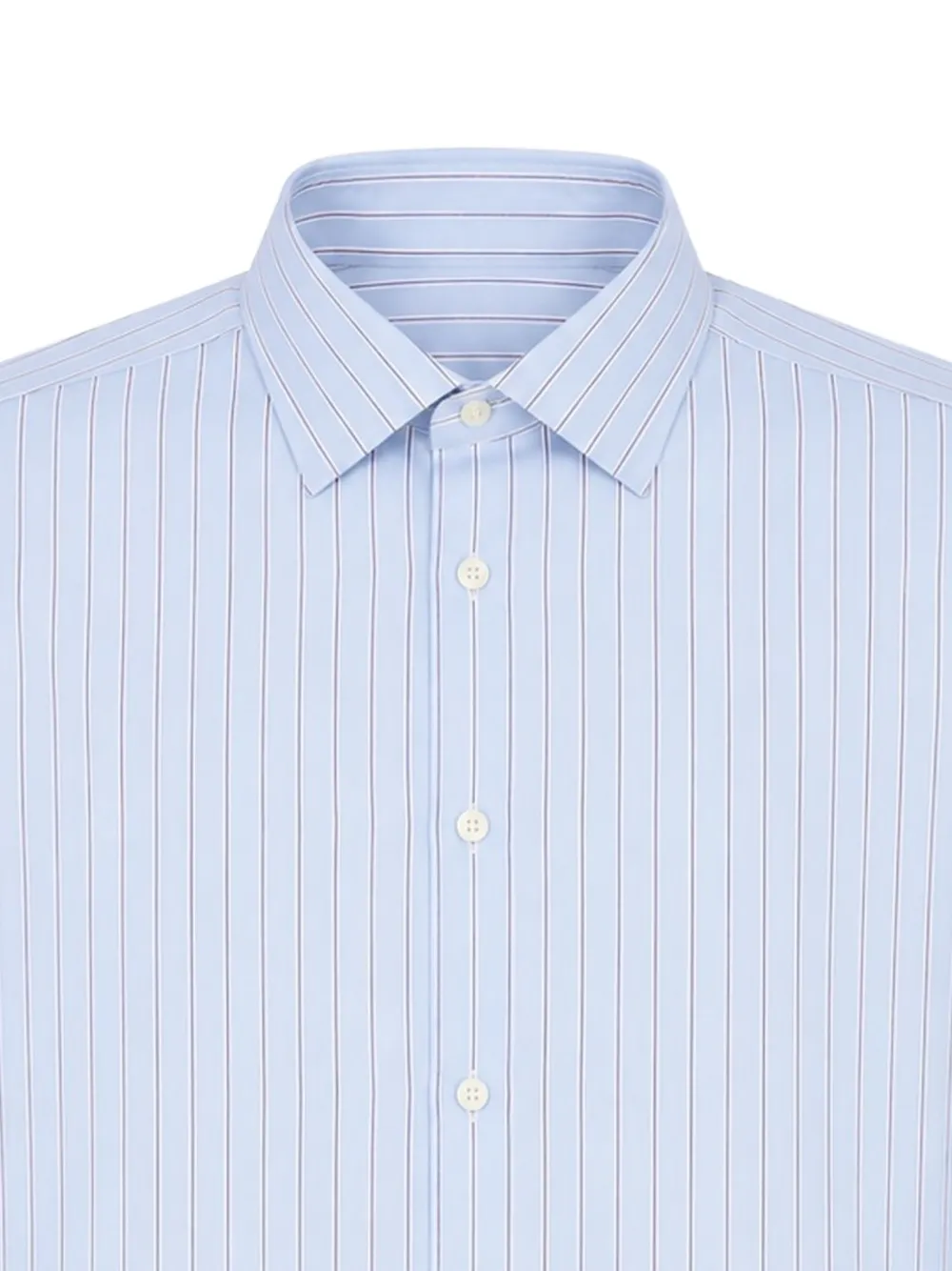 Costumein Eric ML gestreept overhemd met lange mouwen Blauw